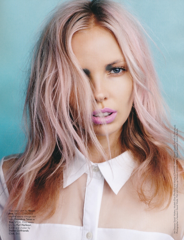 Pink Candy Floss Hair Dye