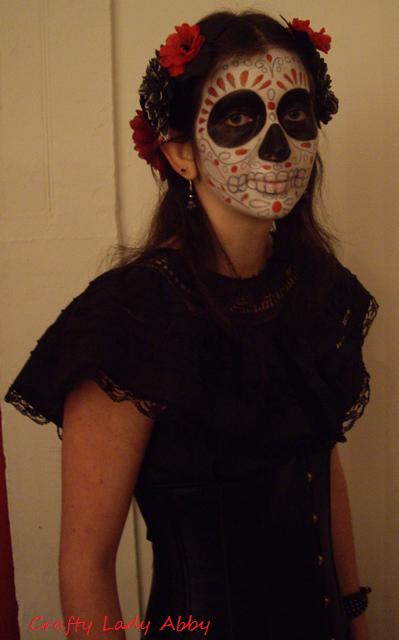 Pretty Candy Skull Makeup