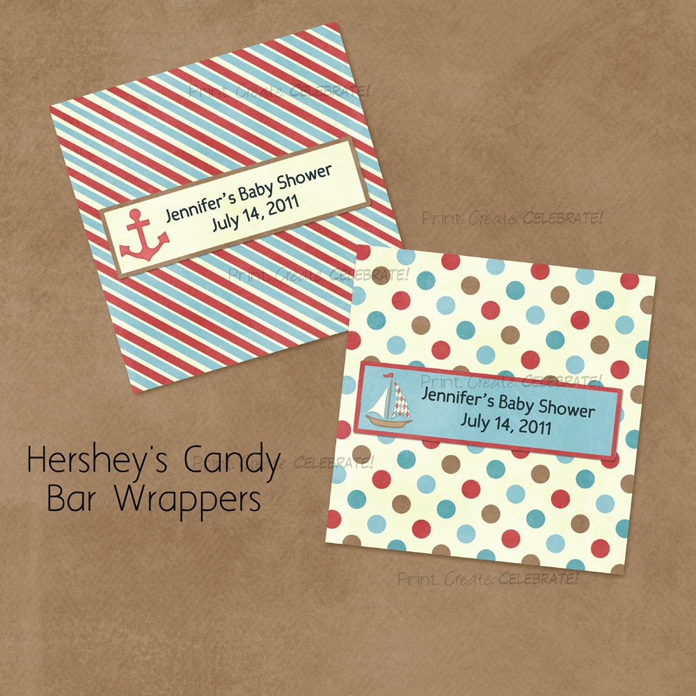 Printable Candy Bar Wrappers For Baby Shower