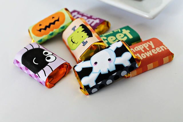 Printable Candy Bar Wrappers Halloween