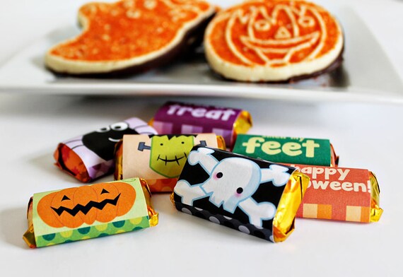 Printable Candy Bar Wrappers Halloween