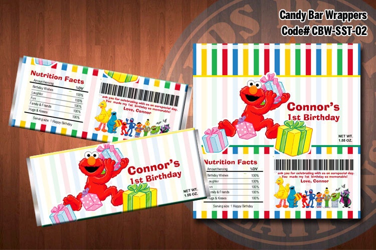 Printable Candy Bar Wrappers Paper