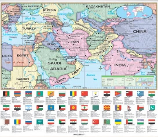 Printable World Map With Countries Labeled