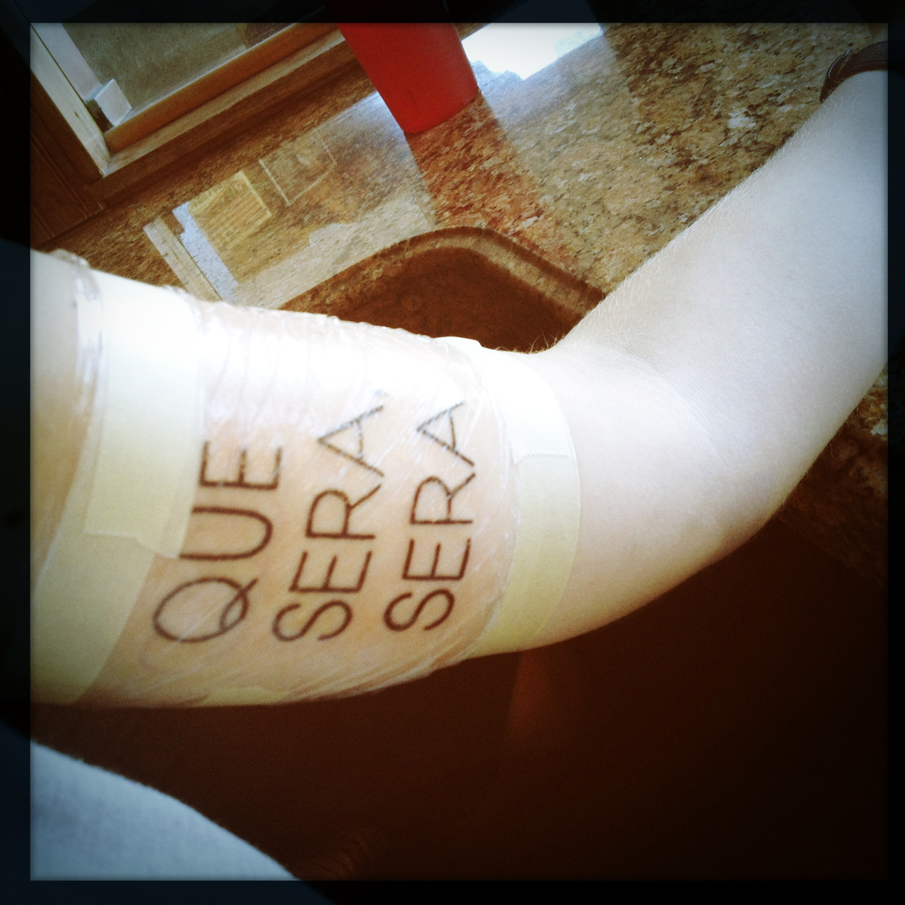 Que Sera Sera Tattoo Design