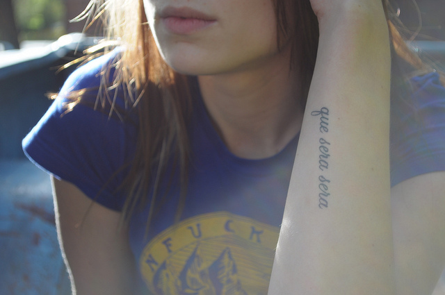 Que Sera Sera Tattoo Photo