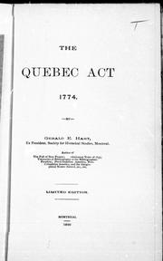 Quebec Act 1774