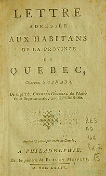 Quebec Act 1774 Definition