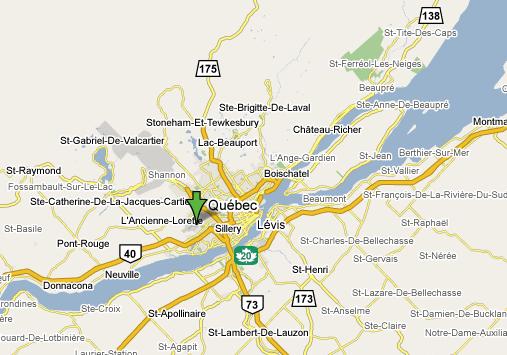 Quebec Canada Maps Google