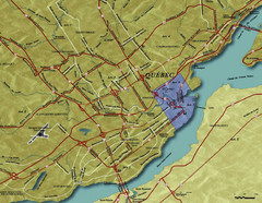 Quebec City Canada Map