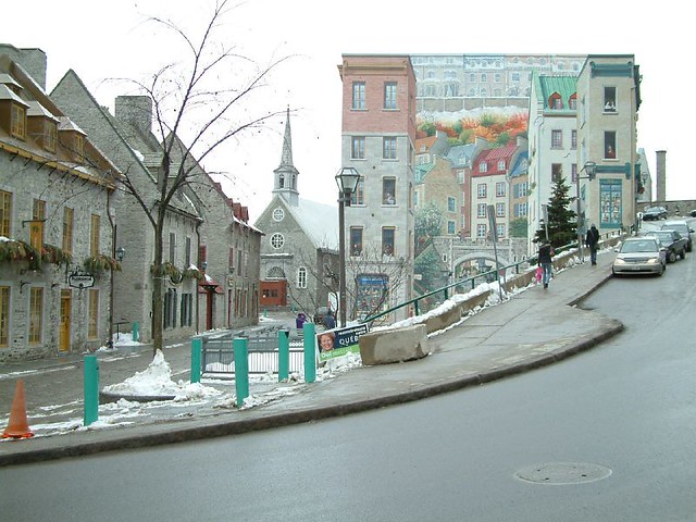 Quebec City Wall Mural