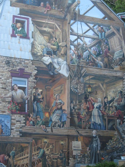 Quebec City Wall Painting