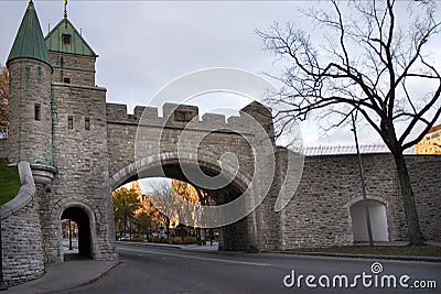 Quebec City Walls Around City