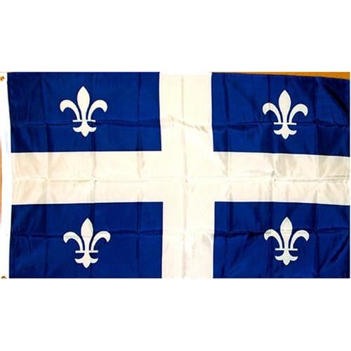 Quebec Flag On Fire