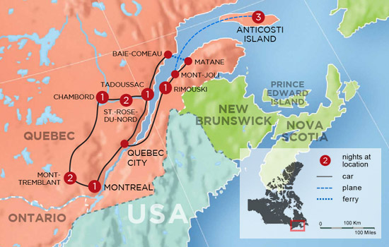Quebec Map Outline