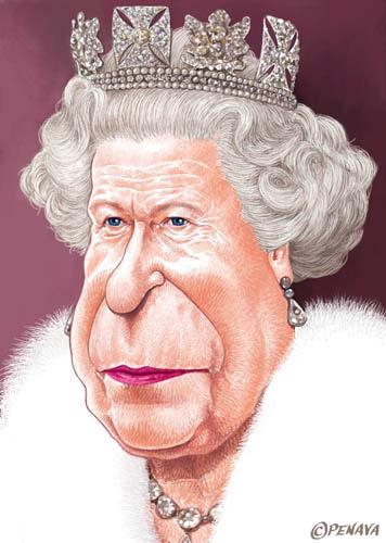 Queen Elizabeth 1 Cartoon