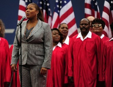 Queen Latifah Star Spangled Banner