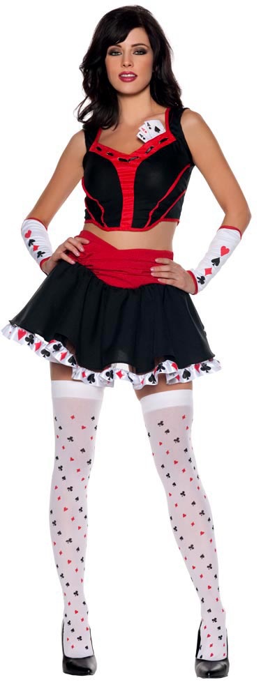 Queen Of Hearts Card Costume