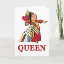 Queen Of Hearts Card Template