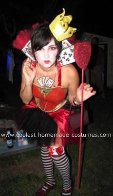 Queen Of Hearts Costume Homemade