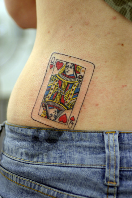 Queen Of Hearts Tattoo Nashville Tennessee