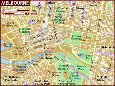 Queen Victoria Market Map