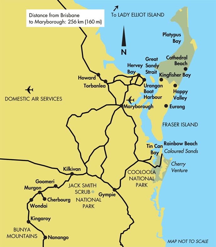 Queensland Australia Map Towns