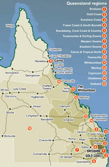 Queensland Australia Map Towns