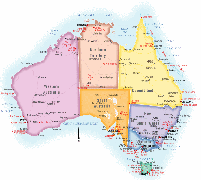 Queensland Map Australia