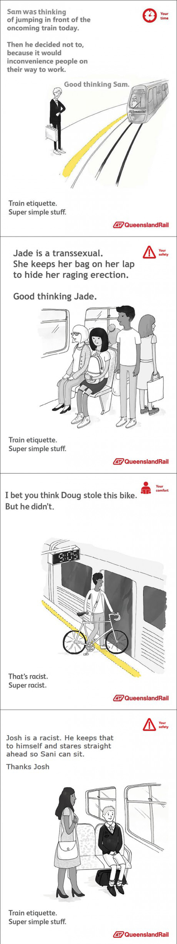 Queensland Rail Etiquette Meme
