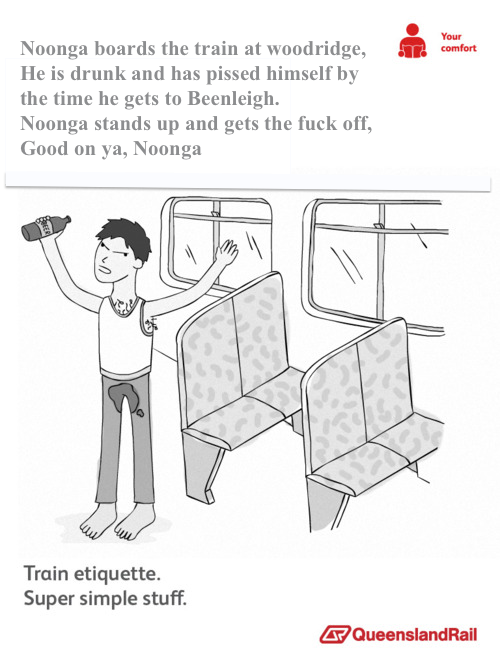 Queensland Rail Etiquette Tumblr