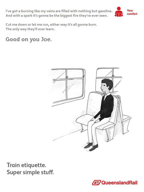 Queensland Rail Etiquette Tumblr