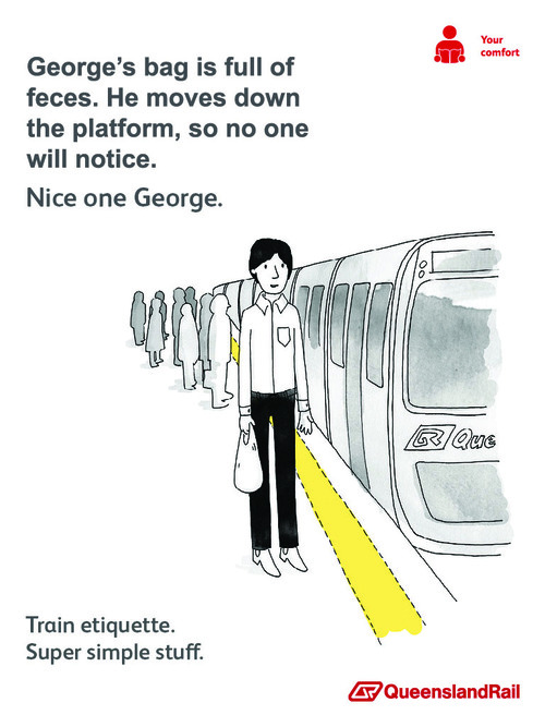 Queensland Rail Funny Posters