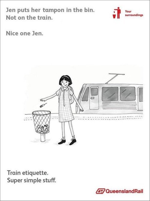 Queensland Rail Funny Posters