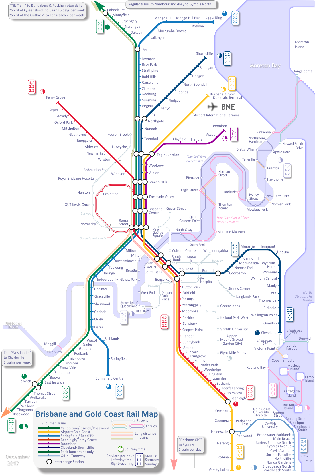 Queensland Rail Map