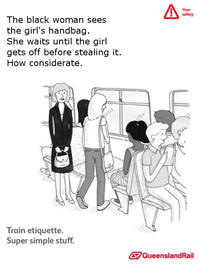 Queensland Rail Train Etiquette Meme