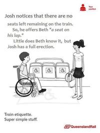 Queensland Rail Train Etiquette Meme