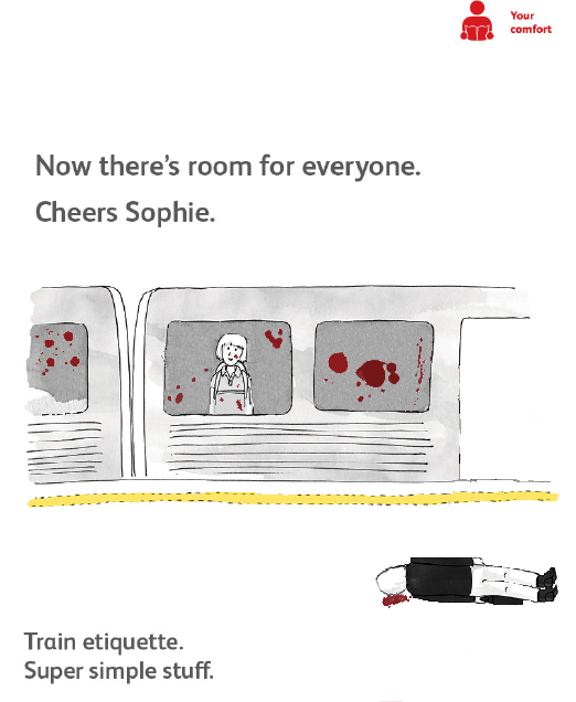 Queensland Rail Train Etiquette Meme