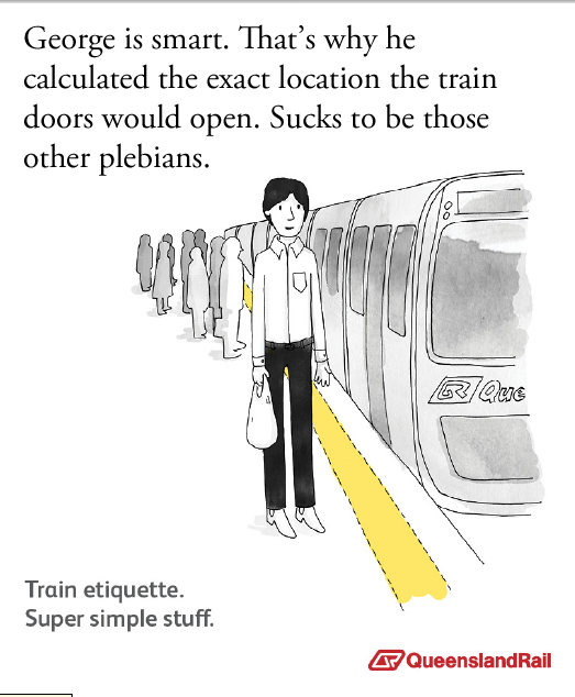 Queensland Rail Train Etiquette Meme