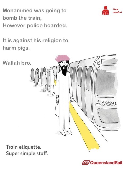 Queensland Rail Train Etiquette Tumblr
