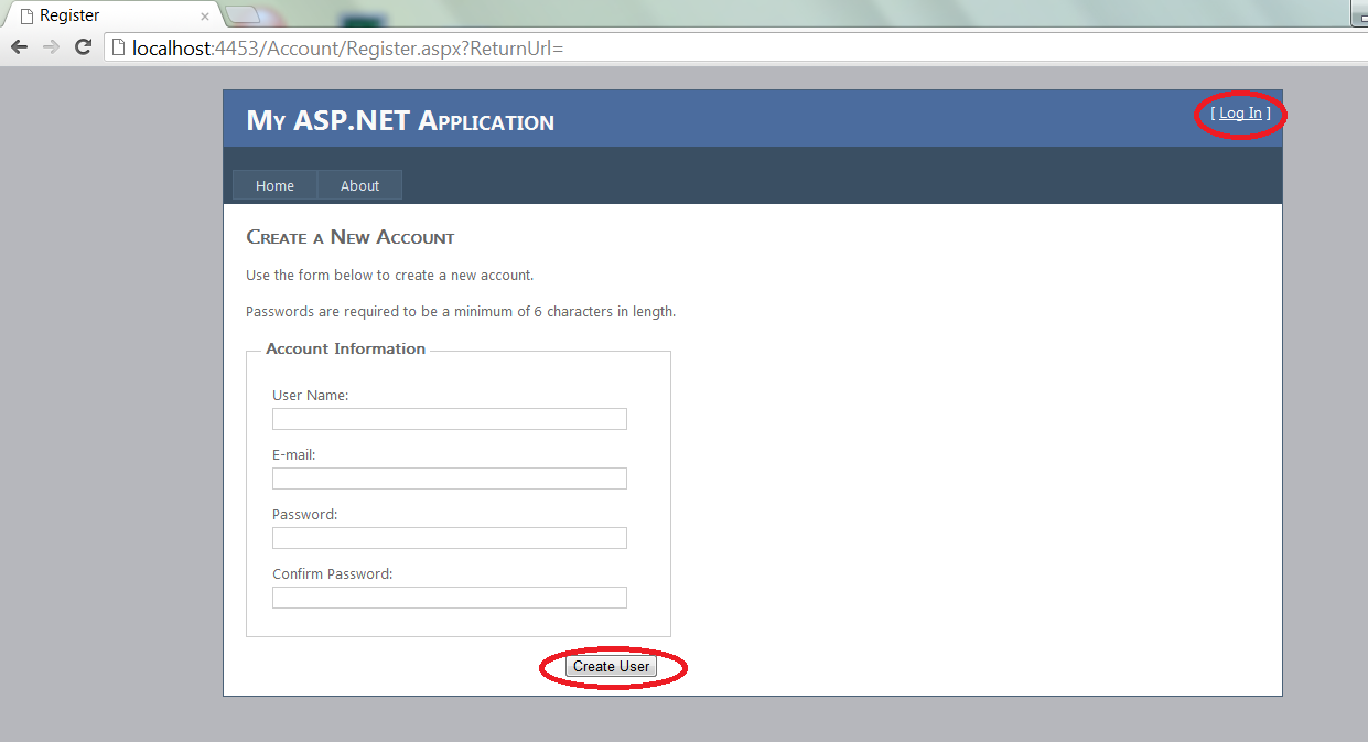 Registration Form Example In Asp.net