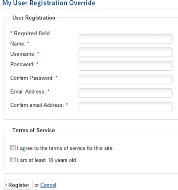 Registration Form In Html