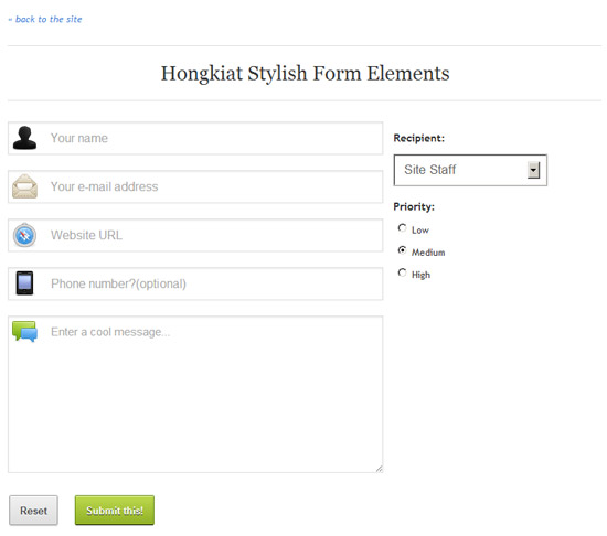 Registration Form In Html5