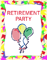 Retirement Celebration Clip Art