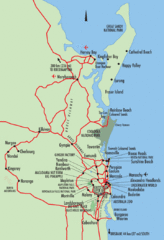 Rockhampton Queensland Australia Map