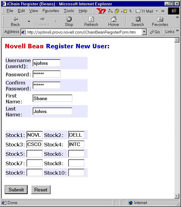 Sample Registration Form In Html Code