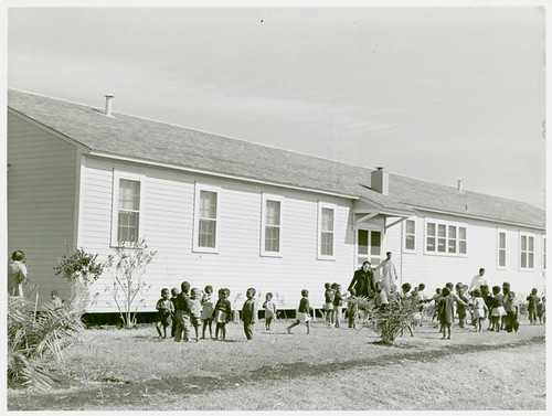 School Children Playing Outside