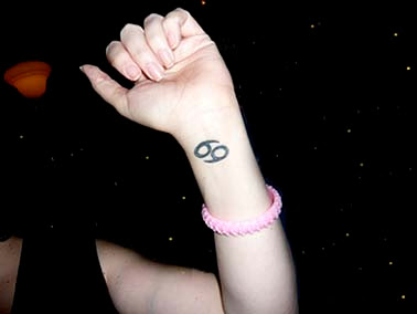 Scorpio And Cancer Sign Tattoos