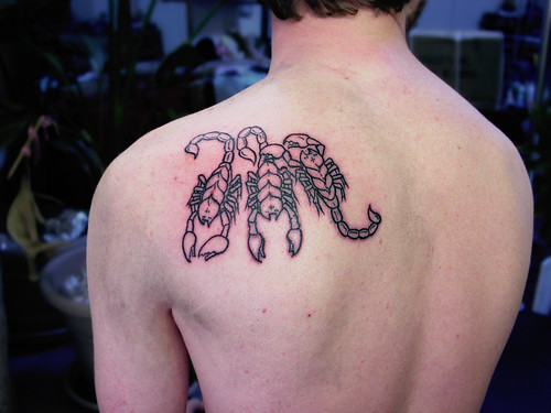 Scorpio And Cancer Sign Tattoos