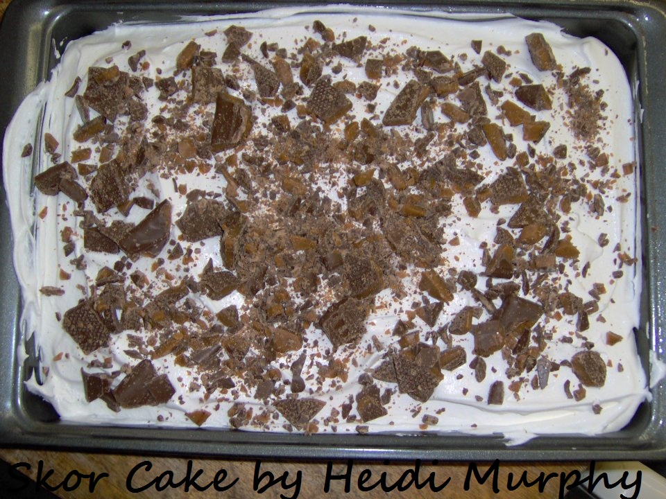Skor Candy Bar Cake Recipe