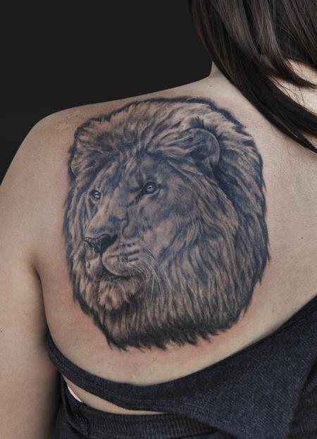 Small Lion Tattoos For Women